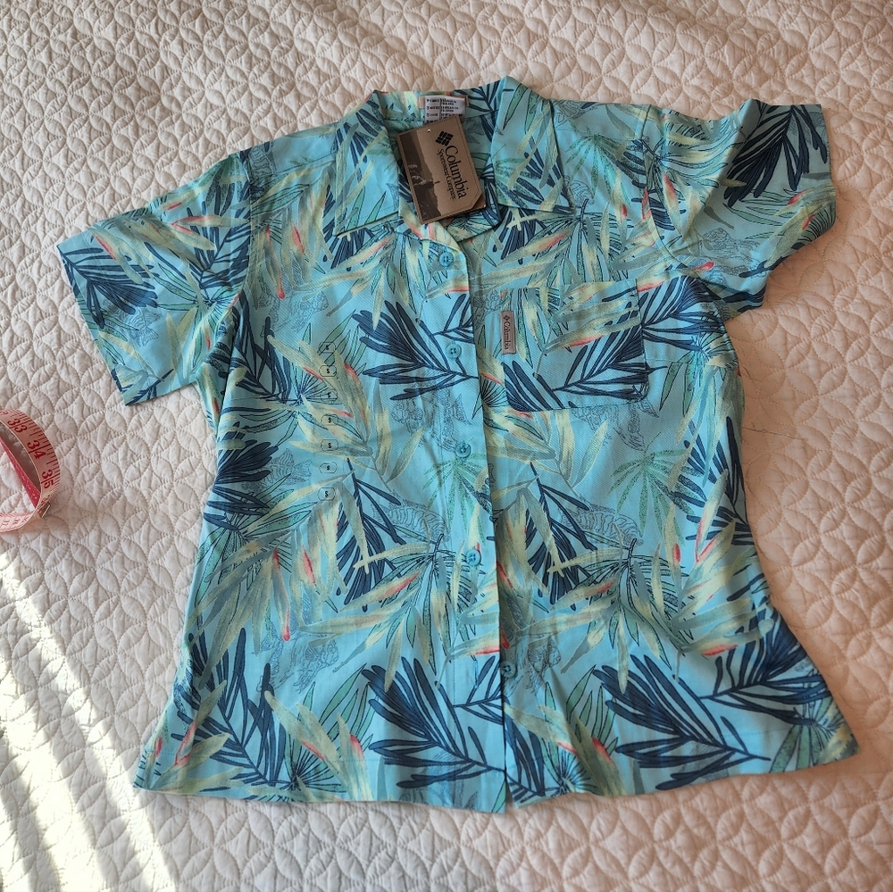 Columbia Tropical Blue Shirt